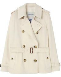 Burberry - Cashmere Kensington Trench Jacket - Lyst
