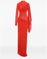 MANURI - Medeea Draped Maxi Dress - Lyst