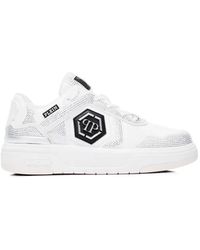 Philipp Plein - Low-Top Sneakers Sk8R Strass - Lyst