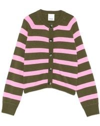 Allude - Stripe-Pattern Cardigan - Lyst