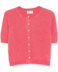 Hemisphere - Vest Met Korte Mouwen En Knoop - Lyst