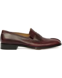 MM6 by Maison Martin Margiela - Tabi レザーローファー - Lyst