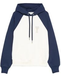 Ami Paris - Sudadera con capucha y logo - Lyst
