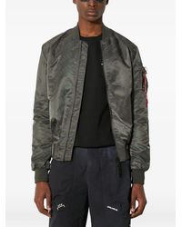 Alpha Industries - Logo-Print Zip Jacket - Lyst