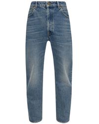 Golden Goose - Logo-Patch Straight-Leg Jeans - Lyst