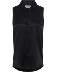 L'Agence - Sleeveless Blouse - Lyst