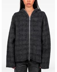 Our Legacy - Checkedzip-Up Hoodie - Lyst