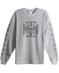 Vetements - Logo-Print Waffle-Knit T-Shirt - Lyst