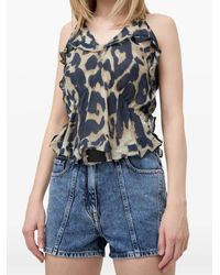 IRO - Sarahi Denim Shorts - Lyst