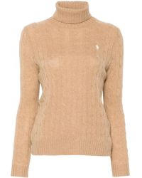 Polo Ralph Lauren - Turtle Neck Sweather With Logo - Lyst