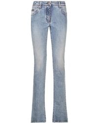 Dolce & Gabbana - Logo-Patch Low-Rise Bootcut Jeans - Lyst