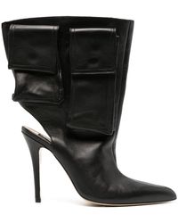 Natasha Zinko - 125mm Cargo Cut-out Ankle Boots - Lyst