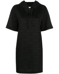 Moschino - Mini-jurk Met Logoprint - Lyst