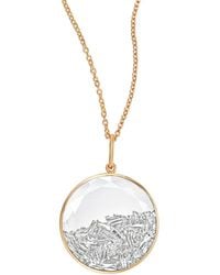 Moritz Glik - 18Kt Diamond Shaker Pendant Necklace - Lyst