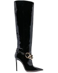Gedebe - Stassie Patent 115mm Heeled Boots - Lyst