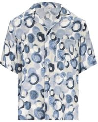 Tagliatore - Graphic-Print Short-Sleeve Shirt - Lyst