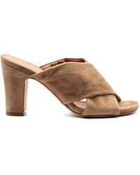 Julie Dee - Criss-Cross Suede Sandals - Lyst