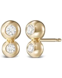 Melissa Kaye - 18K Small Audrey Diamond Earrings - Lyst