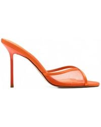 Femme LA - Iman Mesh-Panelled Sandals - Lyst