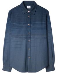 Paul Smith - Geruit Overhemd Met Kleurverloop - Lyst