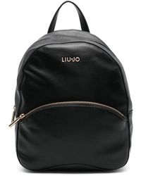 Liu Jo - Logo-lettering Backpack - Lyst