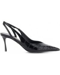Ferragamo - Slingback-Pumps Mit Kroko-Effekt - Lyst
