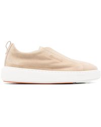 Santoni - Sneakers Aus Wildleder - Lyst