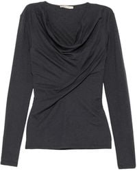 Paloma Wool - Junco Ruched Cowl-Neck Top - Lyst