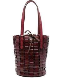 Dragon Diffusion - Leren Bucket-Tas - Lyst