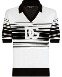 Dolce & Gabbana - Polo Shirt With Print - Lyst