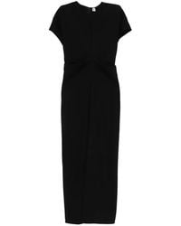 TOTEME - Short-Sleeve Midi Dress - Lyst
