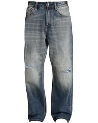 Evisu - Daicock Distressed Jeans - Lyst