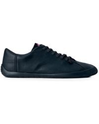 Camper - Pebbled Leather Low-Top Sneakers - Lyst