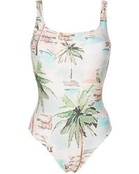 Lenny Niemeyer - Graphic-Print One-Piece Swimsuit - Lyst