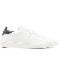 Manuel Ritz - Logo-Print Leather Sneakers - Lyst