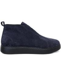 Poche Paris - Cipele Suede Slip-On Loafers - Lyst