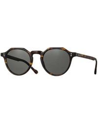 Eyevan 7285 - Attache-E Geometric-Frame Sunglasses - Lyst