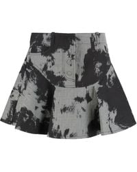 Fendi - Mini-Rok Met Vijf Zakken En Jacquard - Lyst