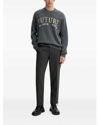 From Future - Jersey Con Logo Bordado Y Cuello Redondo - Lyst