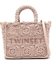 Twinset - Borsa Tote Bohémienne All'Uncinetto - Lyst