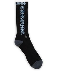 Chrome Hearts - Chaussettes Nervurées À Logo Intarsia - Lyst