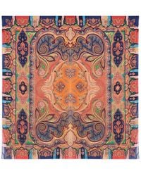 Etro - Schal Aus Seide - Lyst