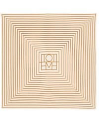TOTEME - Logo-Print Silk Scarf - Lyst