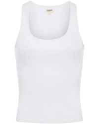 L'Agence - Adira Scoop-Neck Tank Top - Lyst