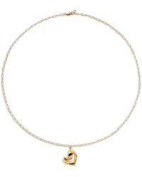 Monica Vinader - Heart Pendant Necklace - Lyst
