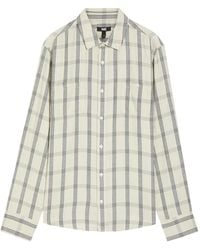 PAIGE - Everett Check-Pattern Long-Sleeve Shirt - Lyst
