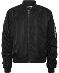 Philipp Plein - Bomberjacke Mit Logo-Schild - Lyst