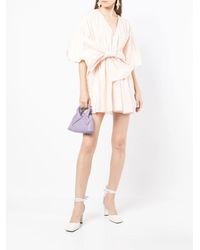 bilston mini dress in baby blue acler Acler Bilston Mini Dress