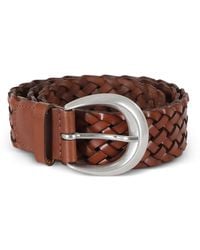 Orciani - Braided Leather Belt - Lyst