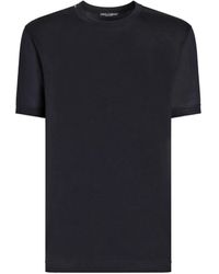 Dolce & Gabbana - Silk Jersey T-Shirt - Lyst